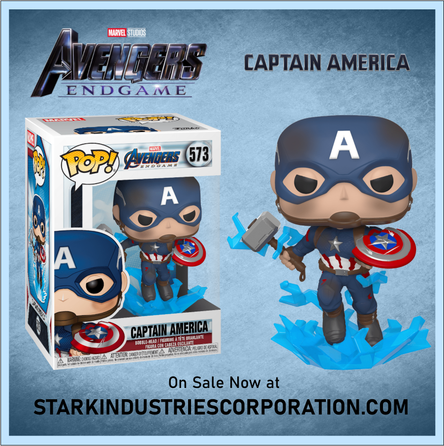 Funko Pop! Avengers: Endgame CAPTAIN AMERICA #573 with Shield