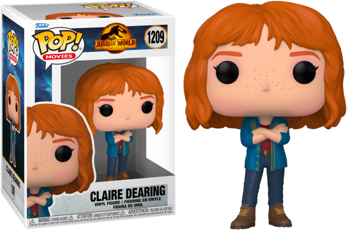 Funko Pop Jurassic World Dominion CLAIRE DEARING 1209 vinyl figure Stark Industries Corporation