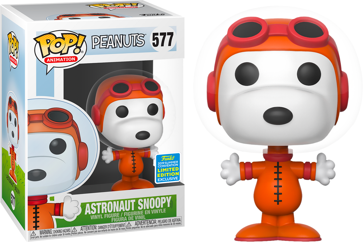 Funko Pop Peanuts ASTRONAUT SNOOPY 577 Summer Convention 2019