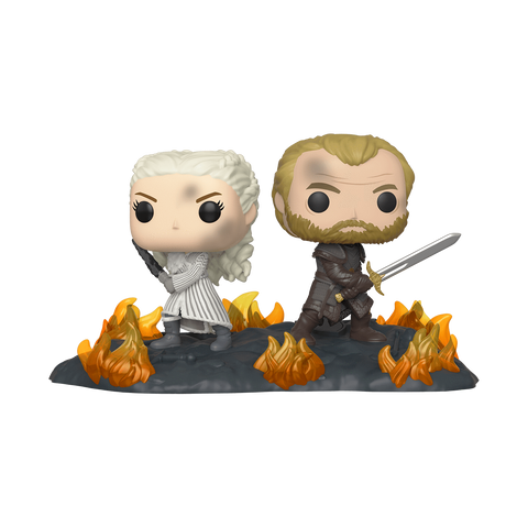 Funko Pop! Game of Thrones DAENERYS & JORAH BACK TO BACK WITH SWORDS