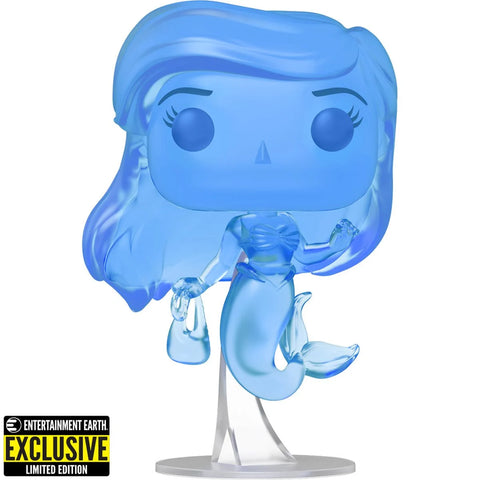 Funko Pop! Disney: The Little Mermaid ARIEL (Blue Transparent) #563 vinyl figure EE Exclusive