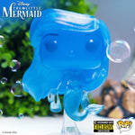 Funko Pop! Disney: The Little Mermaid ARIEL (Blue Transparent) #563 vinyl figure EE Exclusive