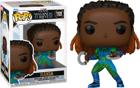 Funko Pop! Black Panther Wakanda Forever NAKIA #1101 vinyl bobble-head figure