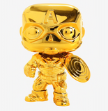 Funko Pop! Marvel Studios 10 Years CAPTAIN AMERICA Gold Chrome #377