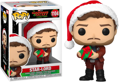 Funko Pop! Marvel The Guardians Of The Galaxy Holiday Special STAR-LORD #1104 vinyl bobble-head figure
