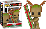 Funko Pop! Marvel The Guardians Of The Galaxy Holiday Special GROOT #1105 vinyl bobble-head figure