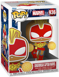 Funko Pop! Marvel Holiday GINGERBREAD CAPTAIN MARVEL #936