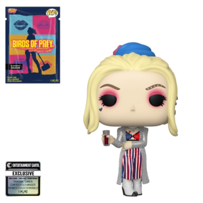 Birds of Prey Harley Quinn Black Mask Club with Exclusive Collectible Card