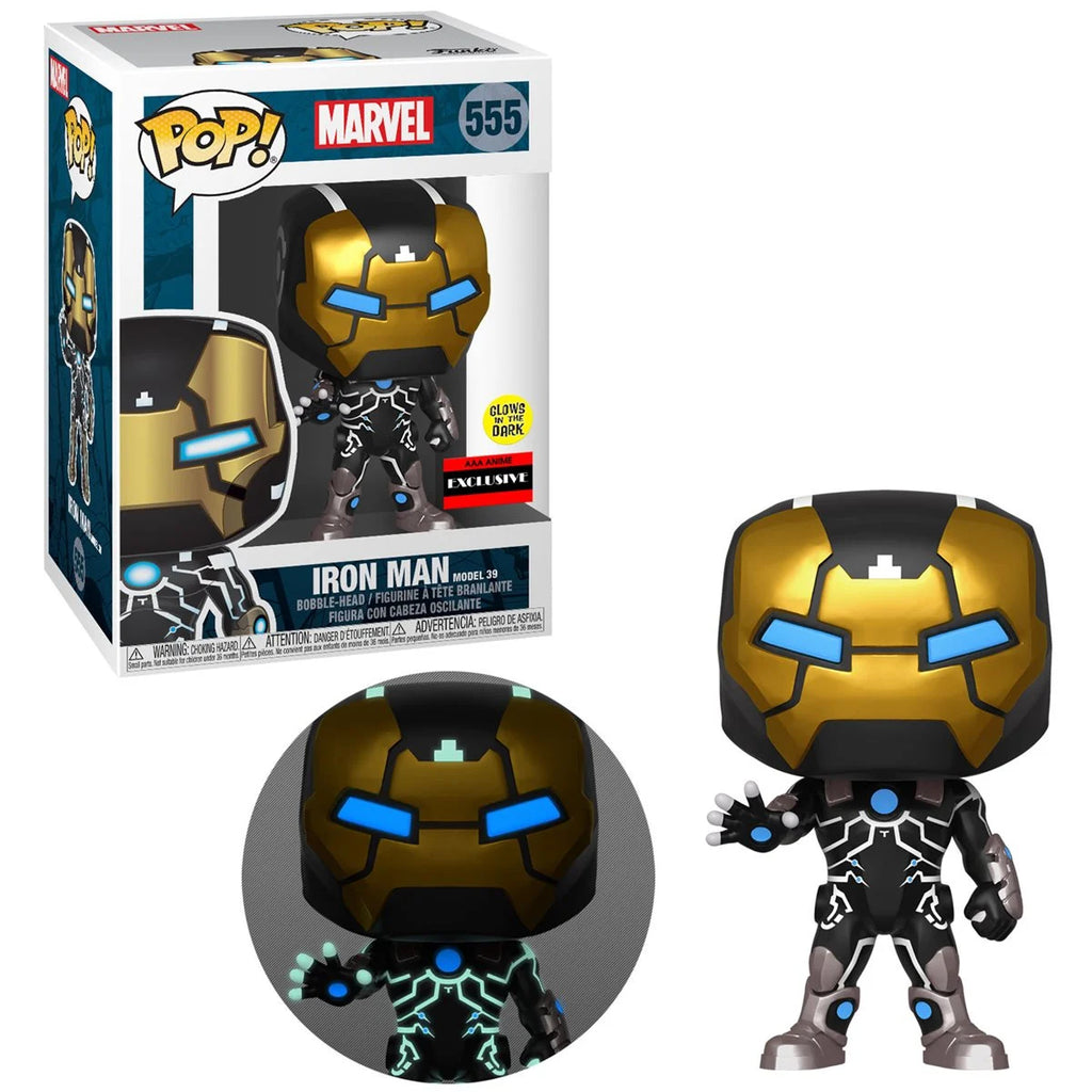 Soldes Funko Pop! Marvel: Avengers Endgame Iron Man Glow Edition