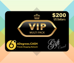 6Degrees.CASH VIP MultiPack Gift Card