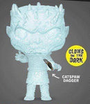 Funko Pop! Game of Thrones Crystal NIGHT KING #84 with Dagger in Chest Glow-In-The-Dark vinyl figure HBO EXCLUSIVE