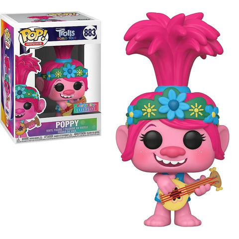 Funko Pop Dreamworks Trolls World Tour POPPY #883 vinyl figure Party City Exclusive