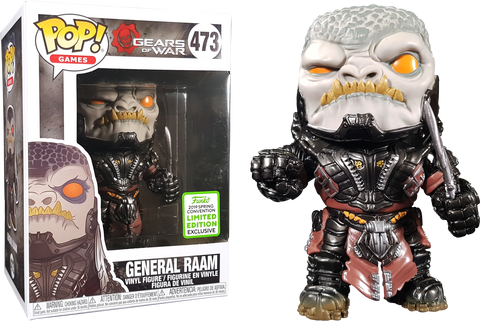 Funko Pop! Gears of War GENERAL RAAM #473 Emerald City Comic Con 2019 Exclusive