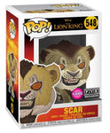 Funko Pop! Disney: The Lion King FLOCKED SCAR #548 FYE Exclusive