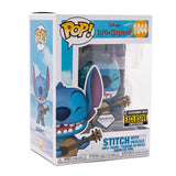 Funko Pop! Disney Lilo & Stitch STITCH WITH UKULELE #1044 vinyl figure EE Exclusive Diamond Collection