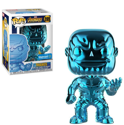 Funko Pop! Avengers Infinity War THANOS Blue Chrome #289 Walmart Exclusive