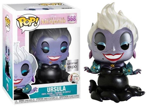 Funko Pop! Disney The Little Mermaid URSULA #568 METALLIC vinyl figure Summer Expo Disney Exclusive