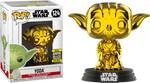 Funko Pop! Vinyl Star Wars YODA Gold Chrome #124 2019 Galactic Convention Exclusive