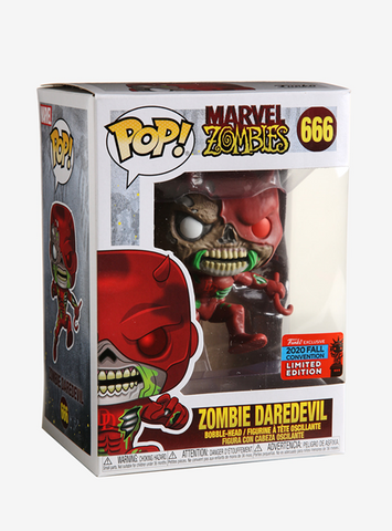 Funko Pop Marvel Zombies ZOMBIE DAREDEVIL #666 vinyl figure NYCC 2020 Exclusive