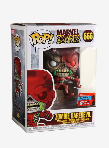 Funko Pop Marvel Zombies ZOMBIE DAREDEVIL 666 vinyl figure NYCC