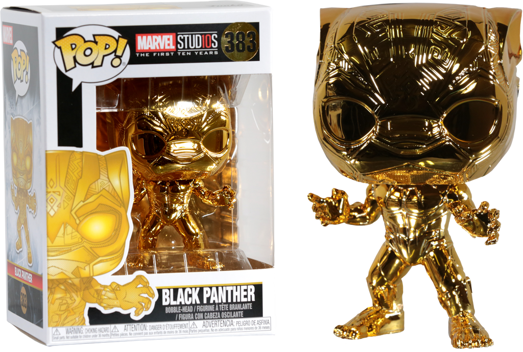 Black panther best sale funko pop gold