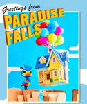 NOT MINT - Funko Pop! Disney Pixar UP:  Kevin with UP House #05 vinyl figures NOT MINT